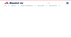 Desktop Screenshot of manutech.us