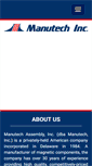 Mobile Screenshot of manutech.us